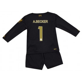 Liverpool Fodboldtrøjer Målmand A.BECKER 1 Børn Hjemmebanesæt 2019/20 Langærmet